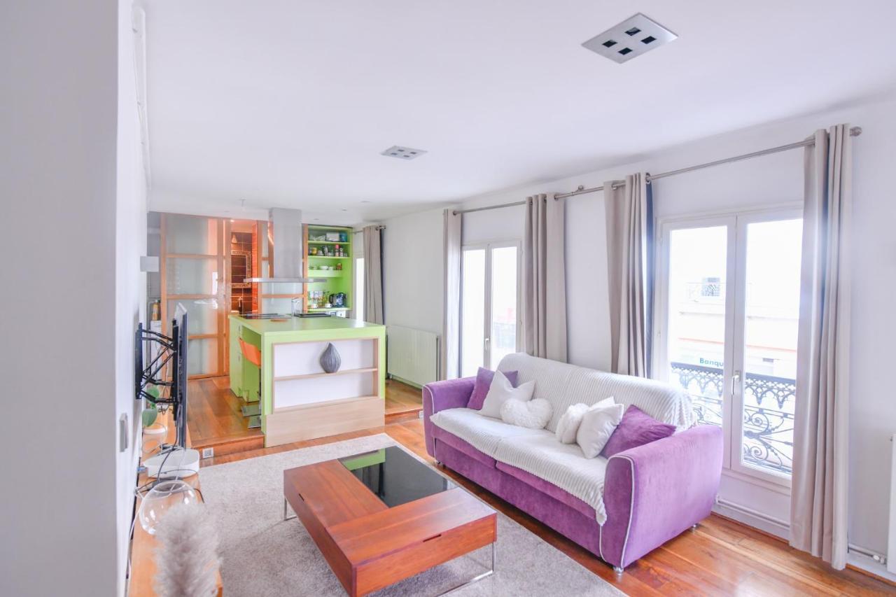 Loft Lumineux Hyper Centre Vincennes Rer A 5 Min - Parking Gratuit Apartment Bagian luar foto